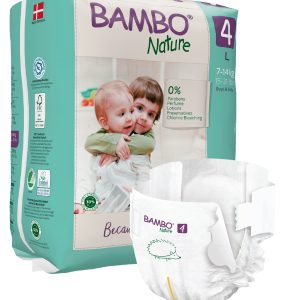 Scutece Nr. 4 bebeluși,7-14 kg, 24 bucăti - Bambo Nature