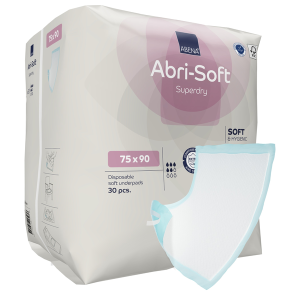 Aleze pentru protectie pat Abri Soft Superdry 1800 ml – 75 x 90 cm - 30 bucati - Abena