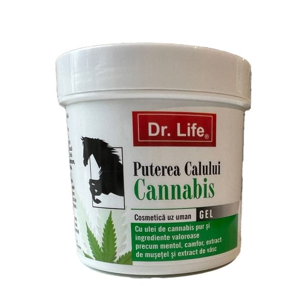 Gel Puterea Calului+ ulei de Cannabis, 250ml