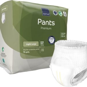 Scutec hipoalergenic, tip chilot pentru incontinenta moderata, Abena Pants L0 Premium, 15 buc, absorbtie 900 ml