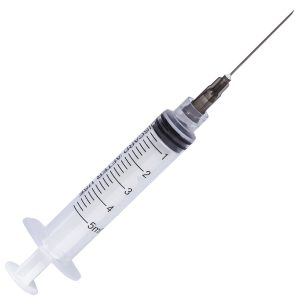 Seringi Luer Lock 5ml, cu ac 22G, 100 bucati