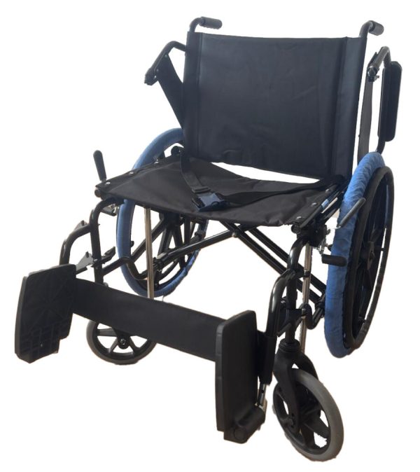 Scaun cu rotile PIRUZ, lățime 50 cm – pliere rapidă, cadru robust
