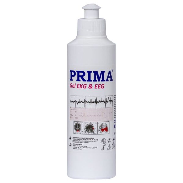 Gel EKG PRIMA – uz medical, 250 ml, pentru monitorizare ECG, EEG, EMG