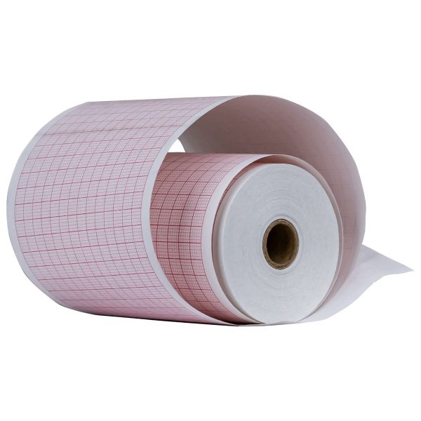 Hârtie EKG termosensibilă 80 mm, 30 m – 5 bucăți, format standard