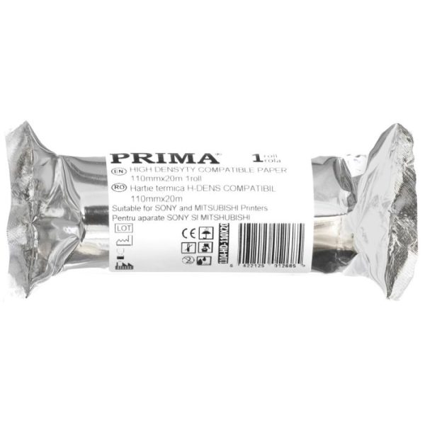 Hârtie ecograf compatibilă Sony/Mitsubishi – 110 mm lățime, High Density