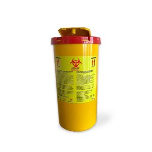 Container colectare deșeuri medicale 1 L – înțepătoare și ascuțite