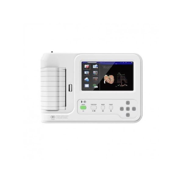 ECG Contec 600G – aparat EKG profesional 6 canale, USB și baterie