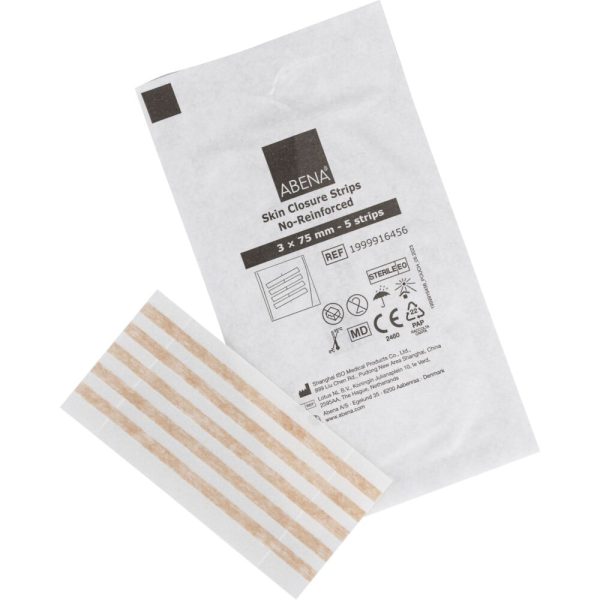 Benzi sutura adezive, unică folosinta, sterile, 75mmx3mm, 70 folii x 5 benzi, ABENA