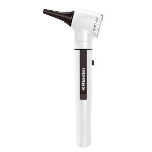 Otoscop alb E-scope Riester, iluminare directa XL 2.5V 2100-201