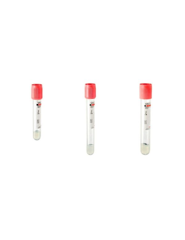 Eprubeta tip Vacutest Kima- biochimie cu clot activator (Vol. 6ml; 13x100 mm) - 100buc