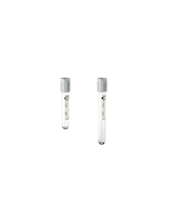 Eprubete tip Vacutest Kima-glicemie cu KF NA2EDTA KIMA (Vol. 2ml; 13x75 mm; capac gri) - 100buc