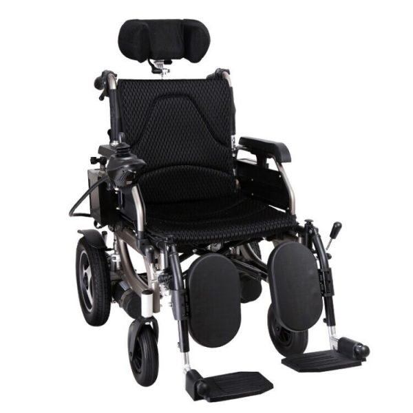 Cărucior electric– spătar rabatabil, motor spate, baterii Litiu