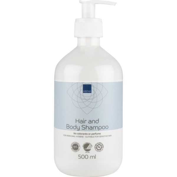 Șampon și gel de duș ABENA Hair & Body Wash, 500 ml